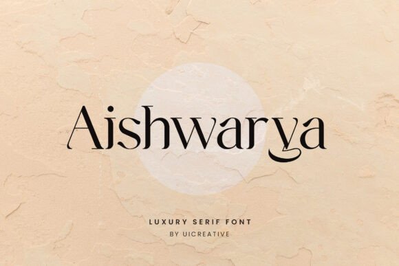 Aishwarya: An Elegant Bold Serif for Editorial Design