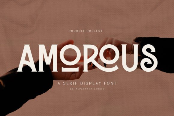 Amorous: A Modern Serif Font for Editorial Design