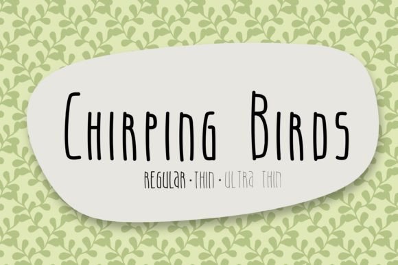 Chirping Birds: A Whimsical Script Font for Web Design