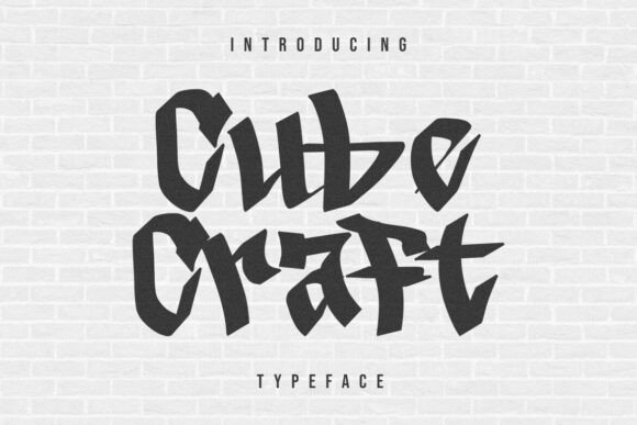 Cubecraft: A Graffiti Font for Bold Branding