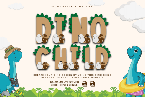 Dino Child: The Playful Font for Campaigns