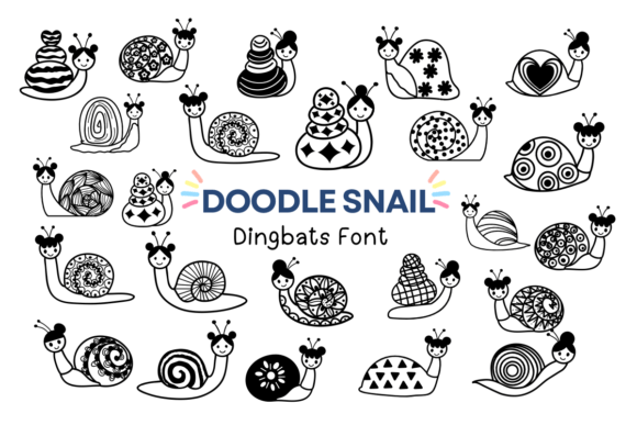 Doodle Snail: A Whimsical Font for Branding