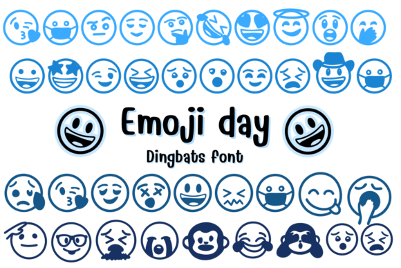 Emoji Day: A Sketch-Themed Dingbats Font for Campaigns