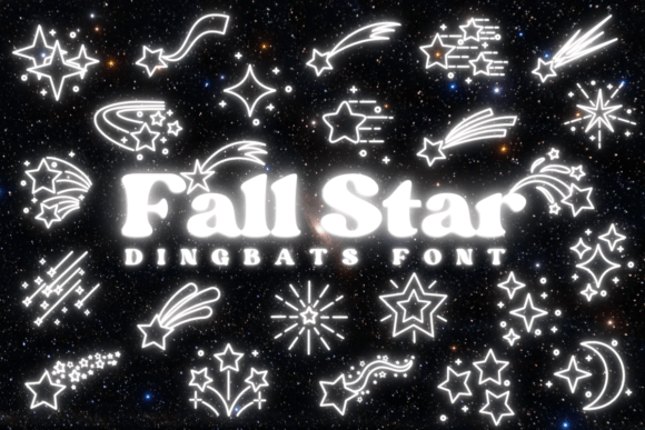 Fall Star: A Dingbats Font for Modern Web Design