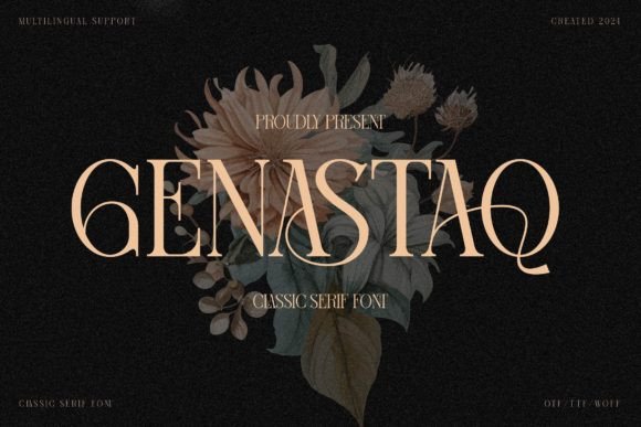 Genastaq: A Timeless Serif Font for Campaigns