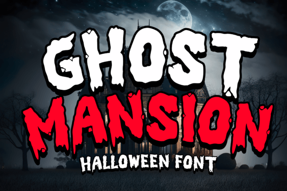 Ghost Mansion: A Halloween Decorative Font for Branding