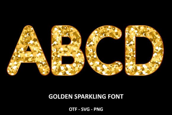 Golden Sparkling: A Classy Display Font for Web Design