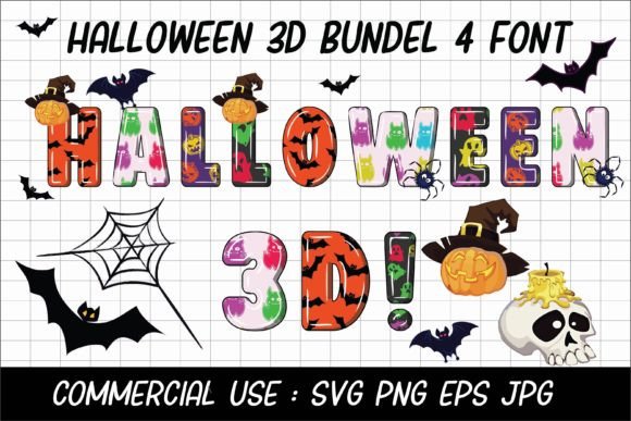 Halloween 3d: A Spooky Font for Your Brand