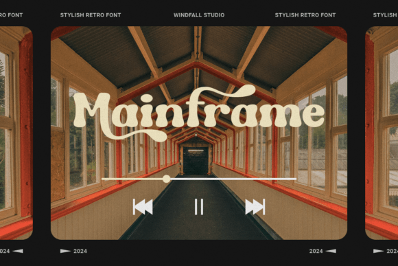 Mainframe: A Retro Serif Font for Modern Branding