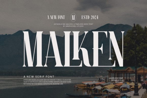 Malken: The Elegant Serif Font for Makers
