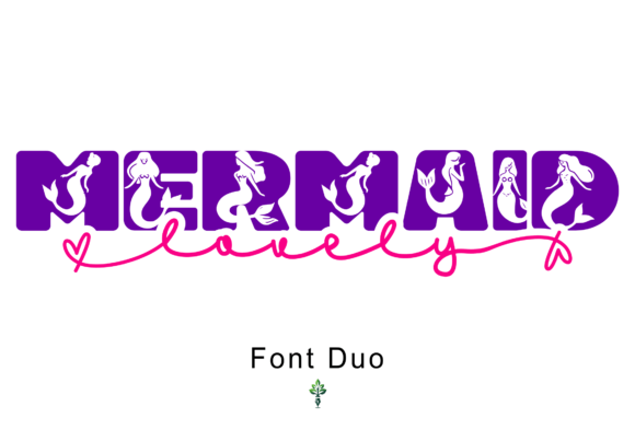 Mermaid Lovely: A Captivating Decorative Font for Editors