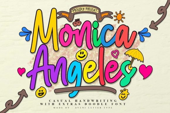 Monica Angeles: A Casual Handwriting Font Review