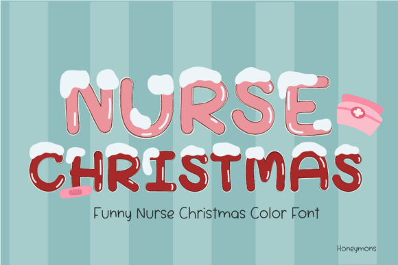 Nurse Christmas: A Festive Color Font for Web Design