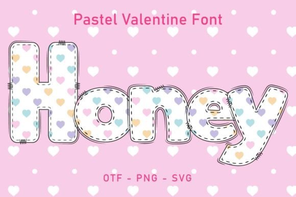 Pastel Valentine: A Color Font for Branding