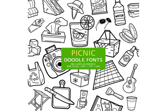 Picnic Doodle: A Modern Script Font for Web Design