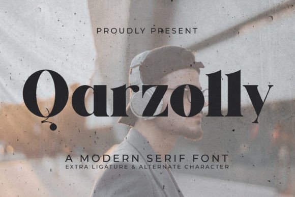 Qarzolly: A Modern Serif Font for Elegant Web Design