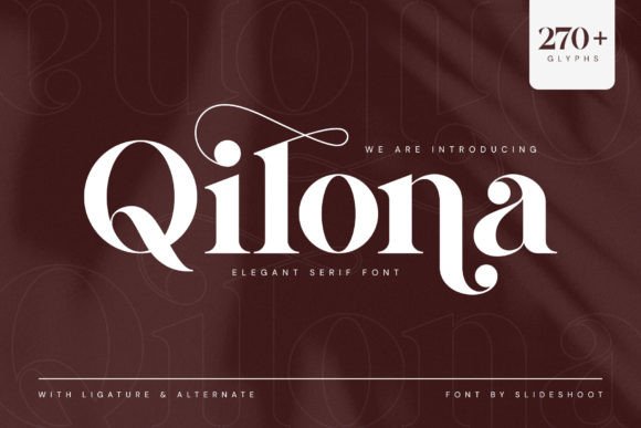 Qilona: The Elegant Serif Font for Professional Branding