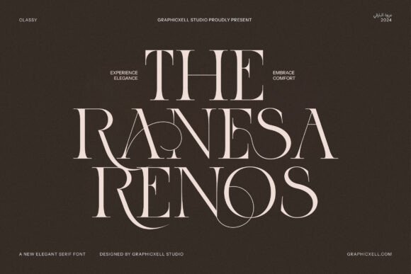 Ranesa Renos: A Premium Serif Font for Makers
