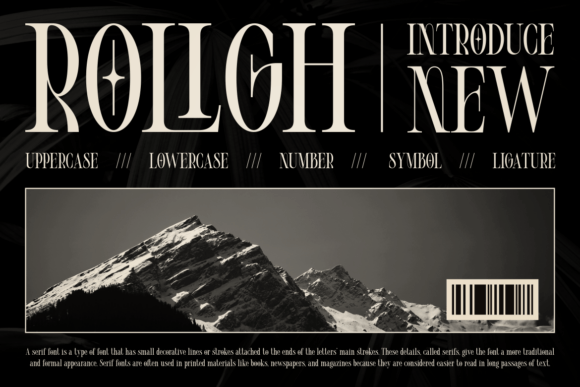 Roligh: The Classic Serif Typeface for Marketers