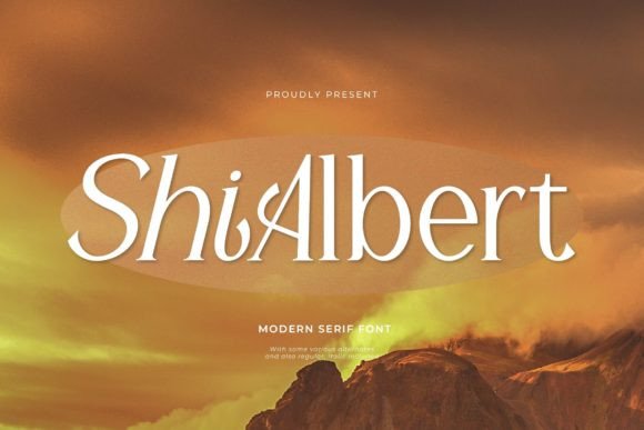 Shialbert: A Modern Serif Font for Elegant Branding