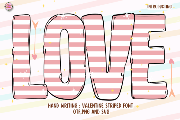 Valentine Striped: A Review of the Romantic Color Font