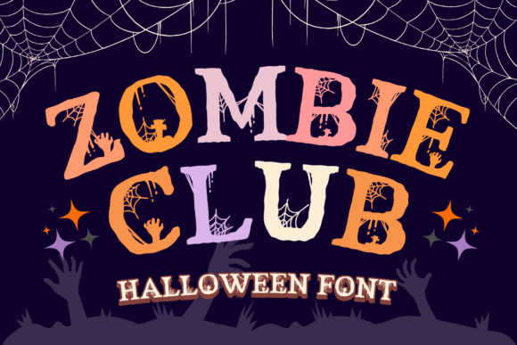 Zombie Club: A Retro Halloween Font for Branding